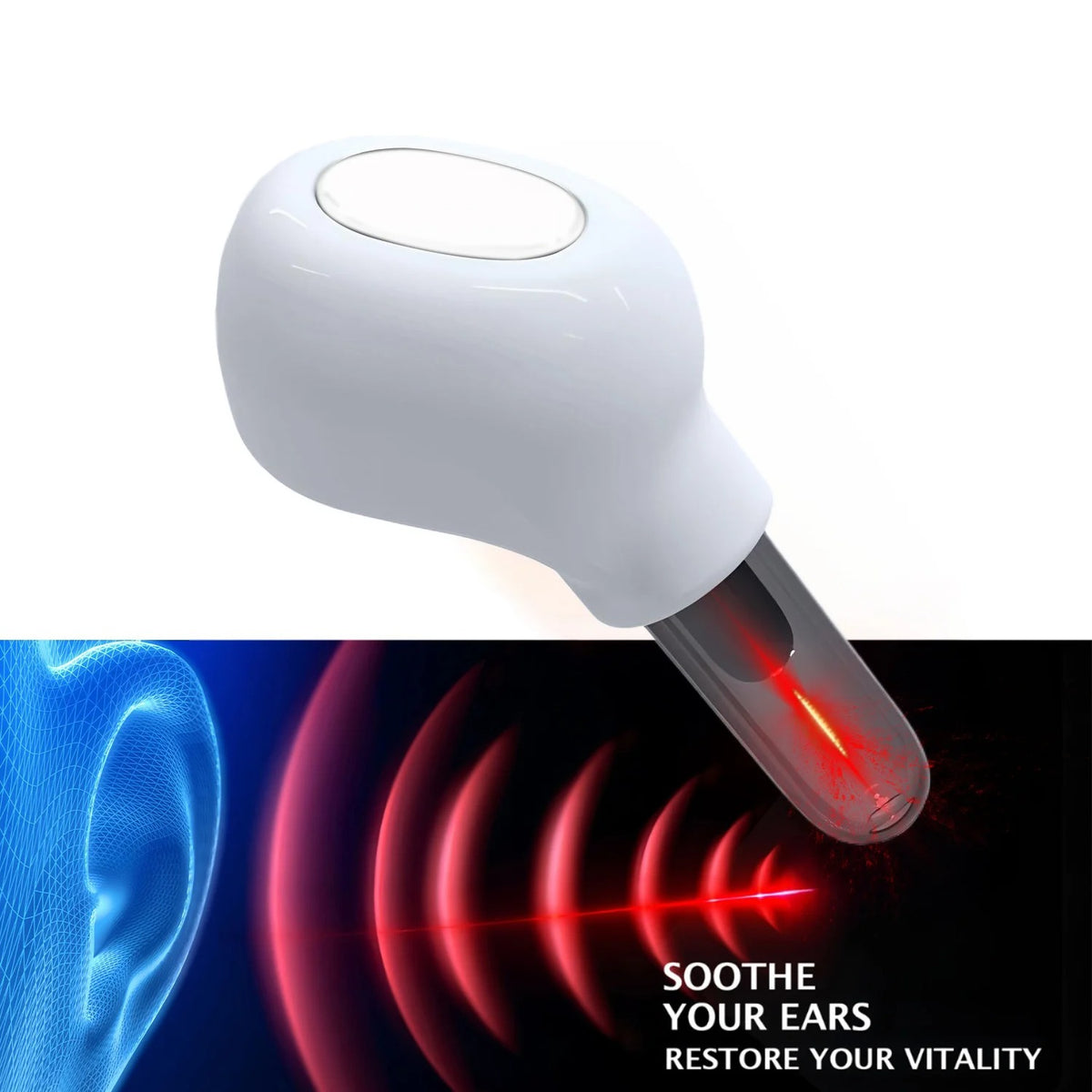Red Light Auditory Phototherapy Device