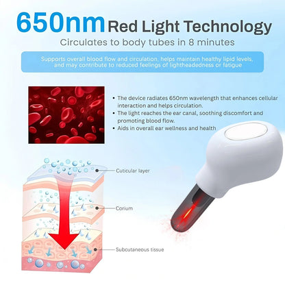 Red Light Auditory Phototherapy Device